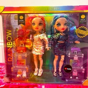 Rainbow High Special Edition Twin (2-Pack) Fashion Dolls Laurel & Holly De'Vious